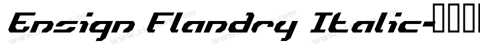 Ensign Flandry Italic字体转换